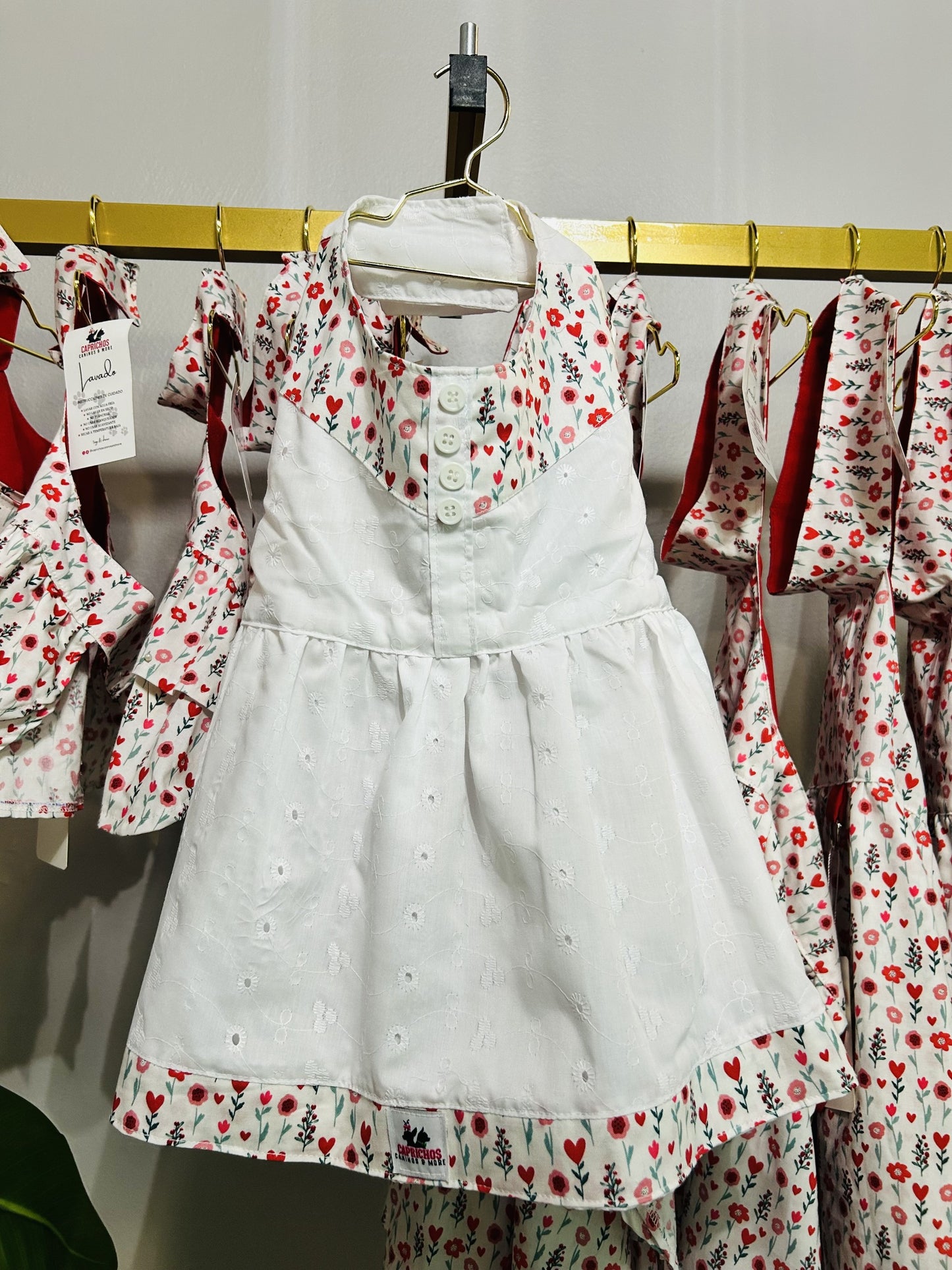 White and Red Hearts, Rodeo Dress