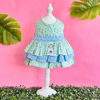 Flowers Mint Isabella Dress